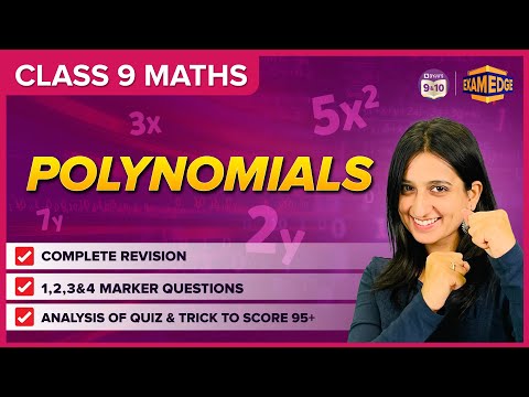 Polynomials Concepts and Important Questions Chapter 2 Class 9 Maths BYJUS Exam Edge - Mathematics video for Grade 9